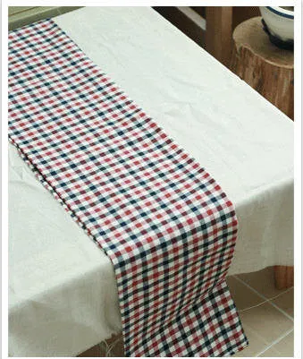 0.9 cm Plaid Yarn Dyed Cotton Red and Blue per Yard 8894 24566-1