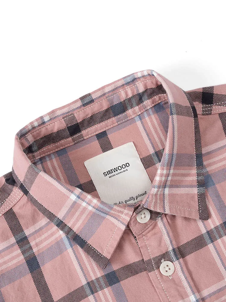 100% Cotton Fabric Plaid Shirts