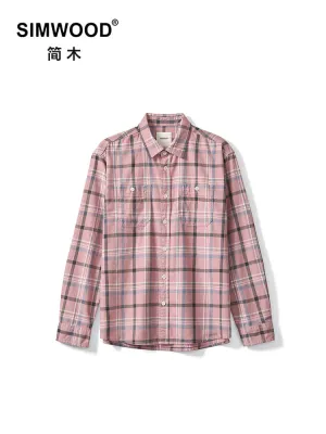 100% Cotton Fabric Plaid Shirts