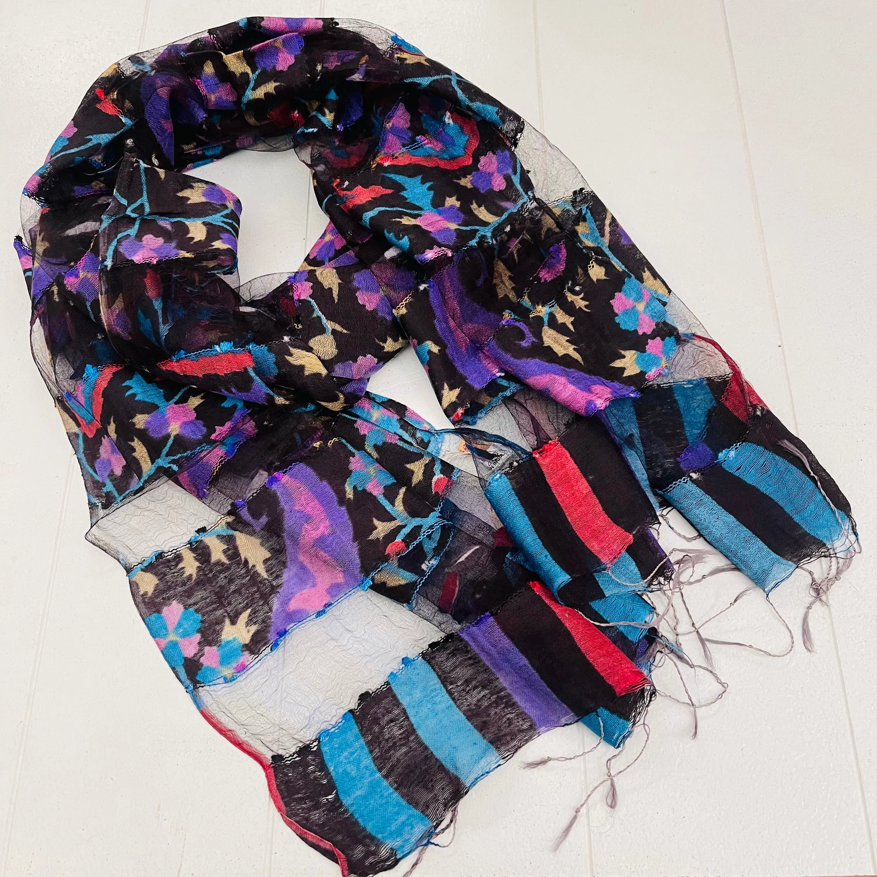 100% SILK SCARF 60X180cm