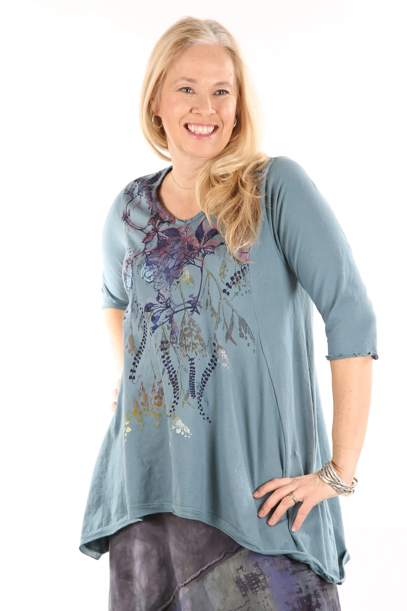 1248 Mantra Hi/Lo Top-Kingfisher-P