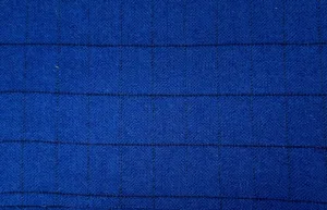$14 Wool Cloth Swatch - European Plaid - Blueberry Field