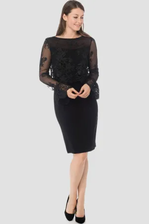 183513  lace overlay-black : 6