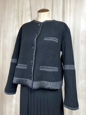 1990's Issey Miyake Grooved Crop Jacket