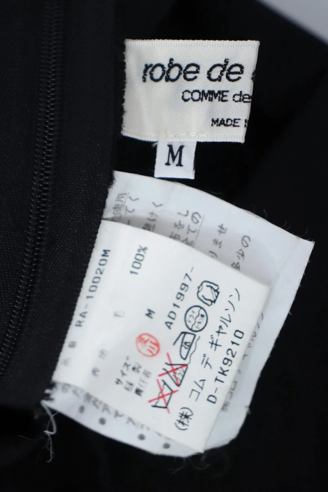1997 Comme Des Garçons Wool Suspender Dress*
