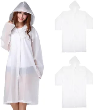 2 Waterproof Ponchos (Adult)