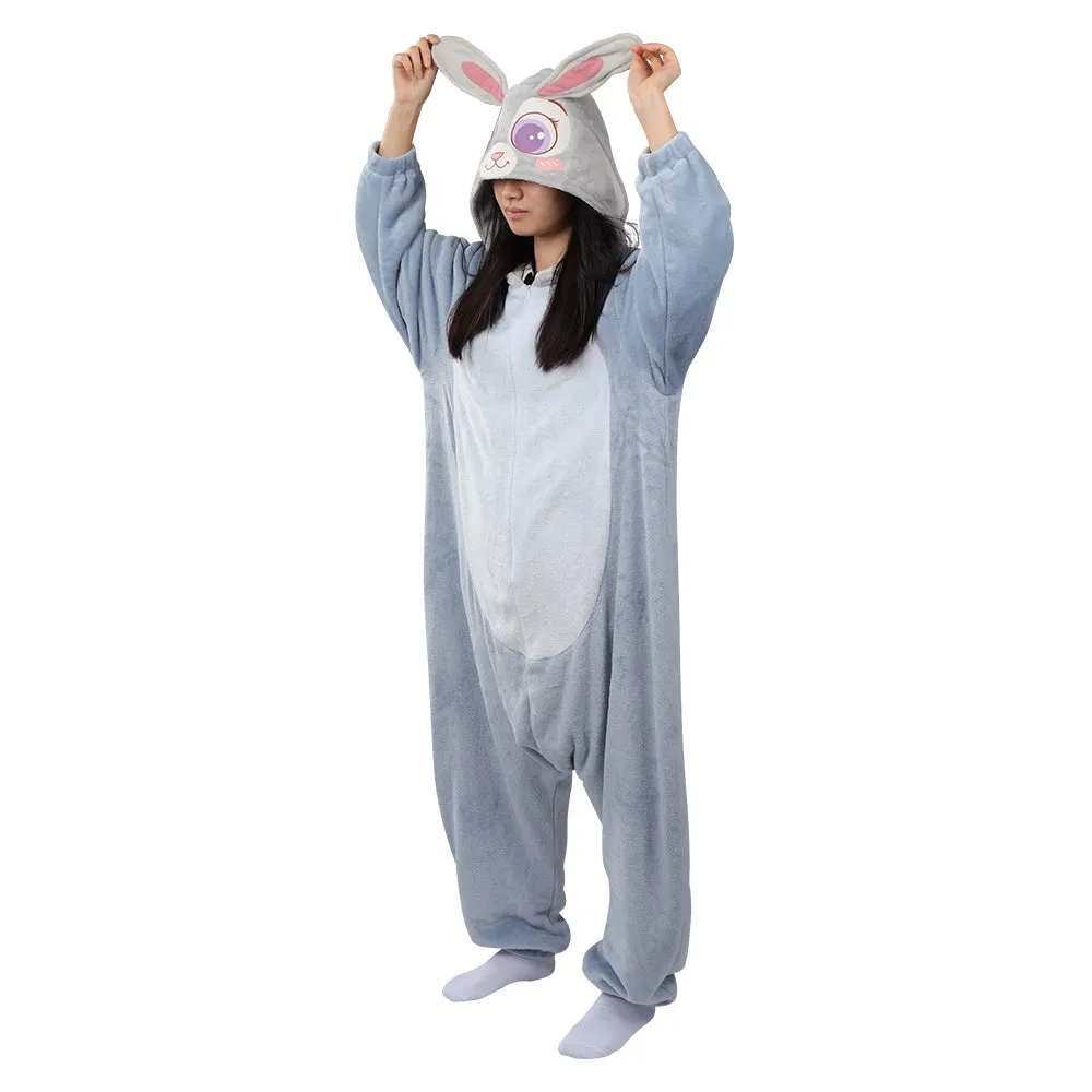 2022Zootopia2 Judy Hopps Cosplay Costume Jumpsuit Pajamas Sleepwear Halloween Carnival Suit