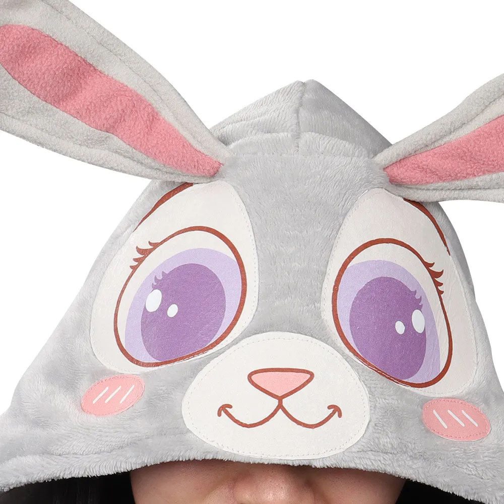 2022Zootopia2 Judy Hopps Cosplay Costume Jumpsuit Pajamas Sleepwear Halloween Carnival Suit