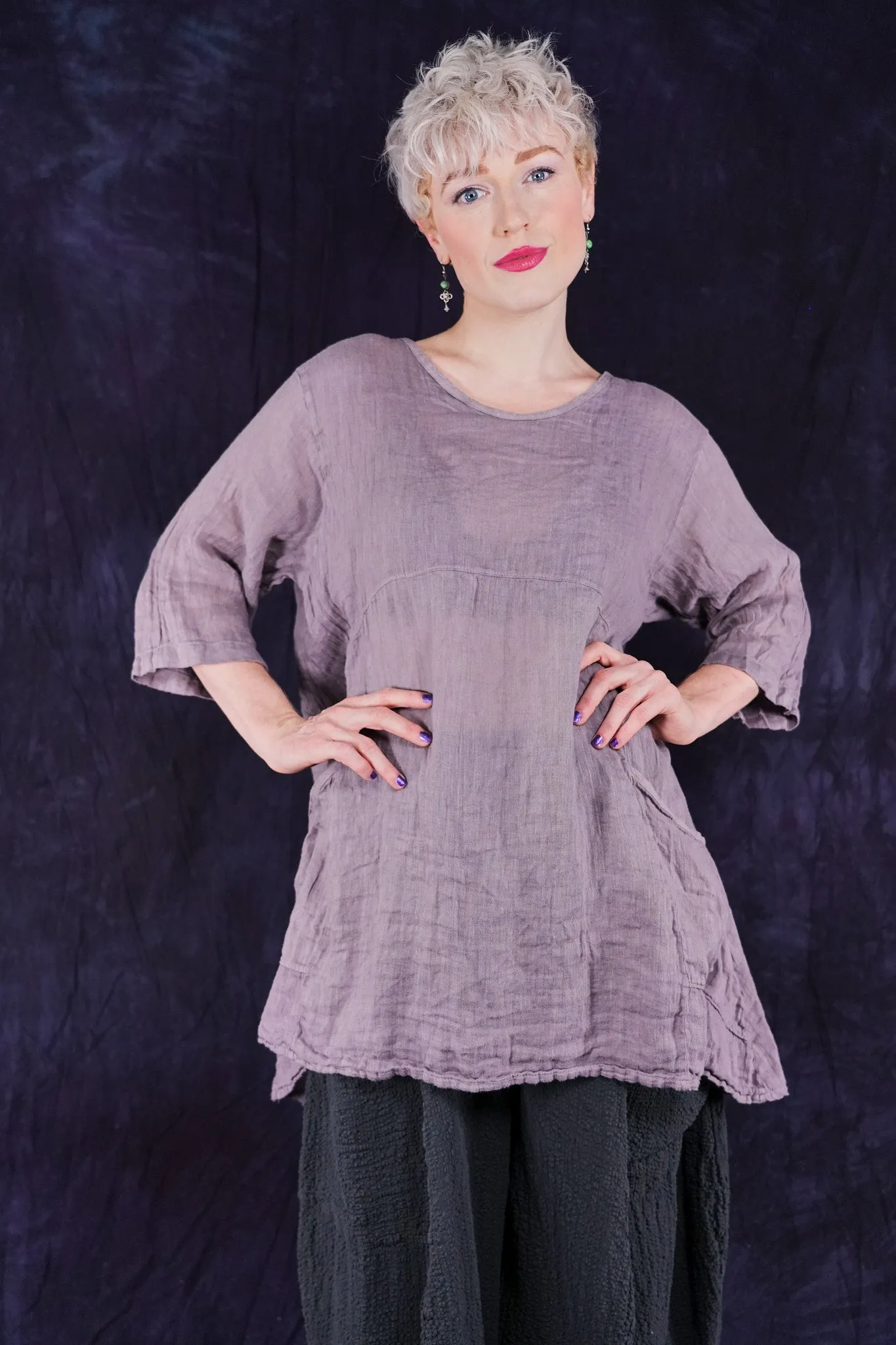 2315 Linen Zen Tunic Shantung