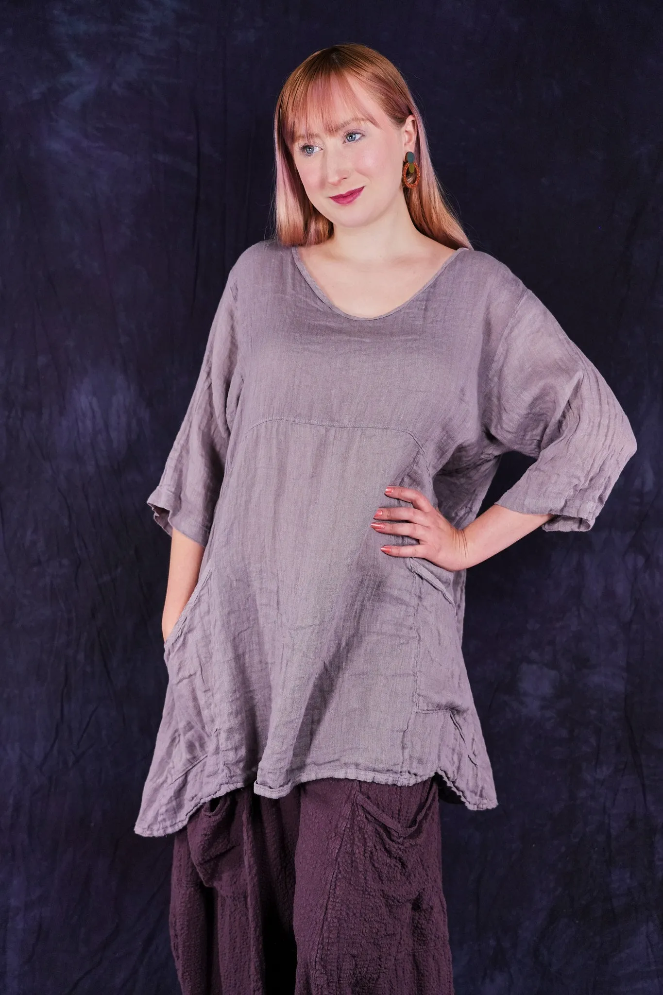 2315 Linen Zen Tunic Shantung