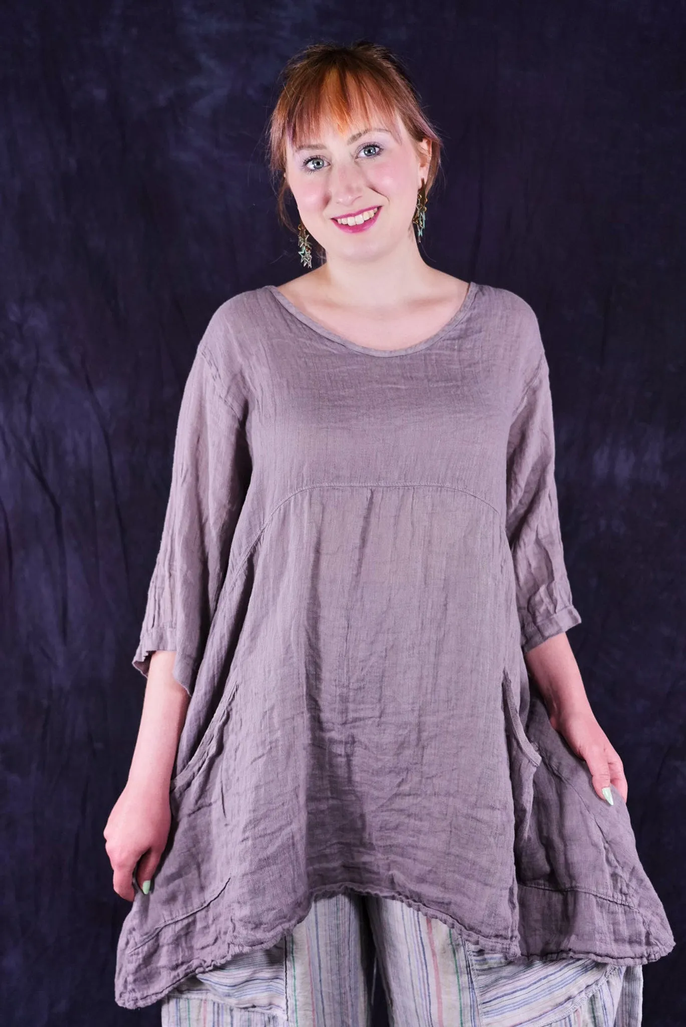 2315 Linen Zen Tunic Shantung