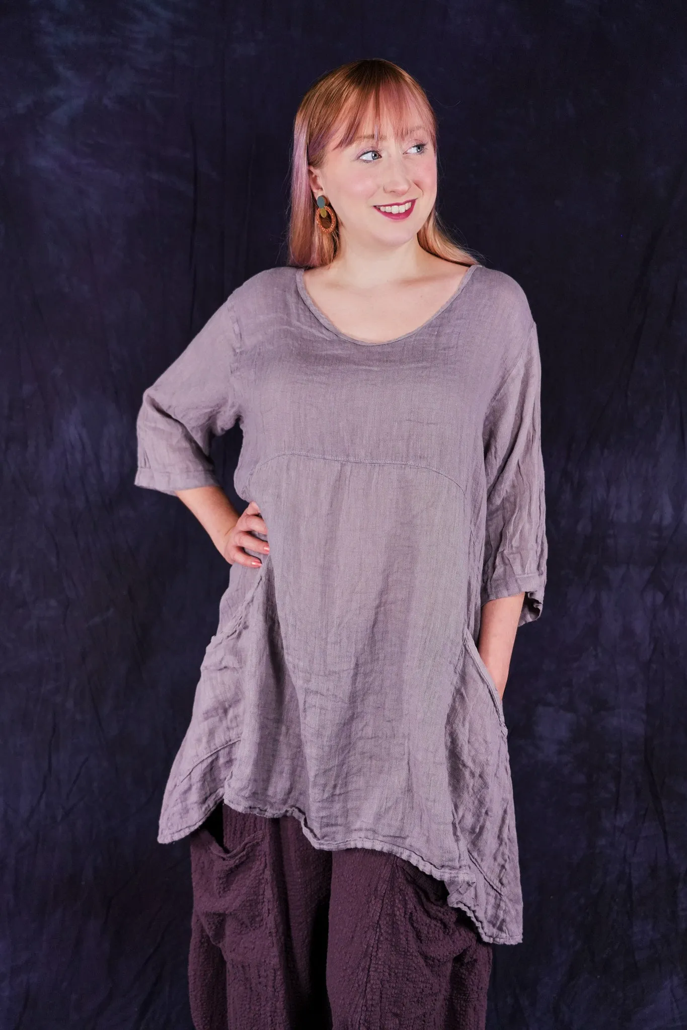 2315 Linen Zen Tunic Shantung