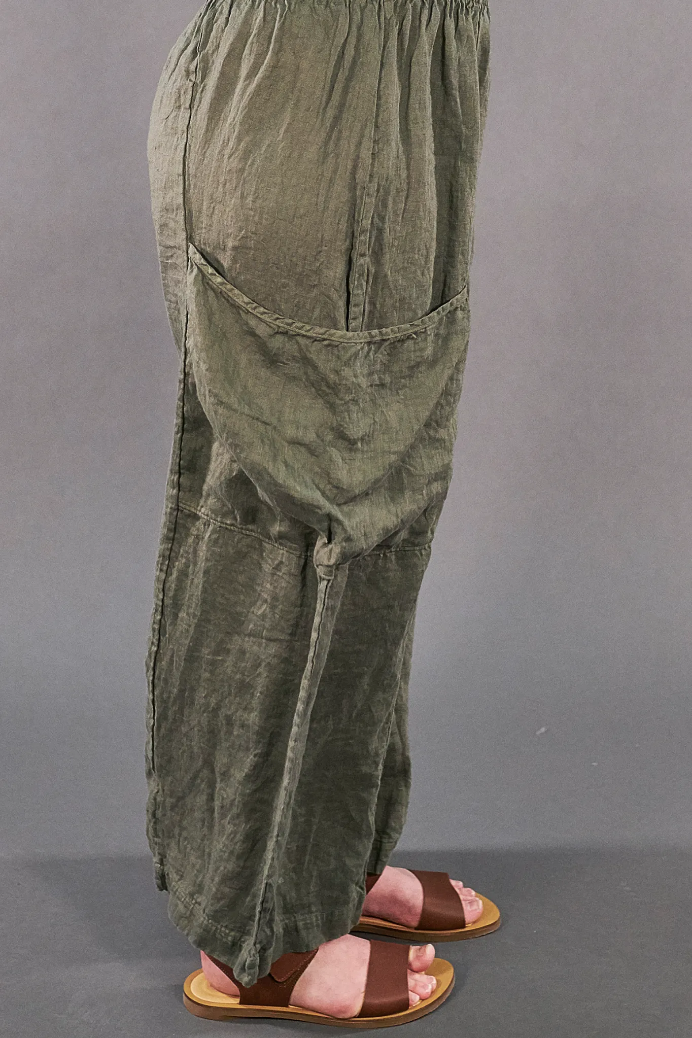 3215 Dawn Linen Pant Vegetal-U