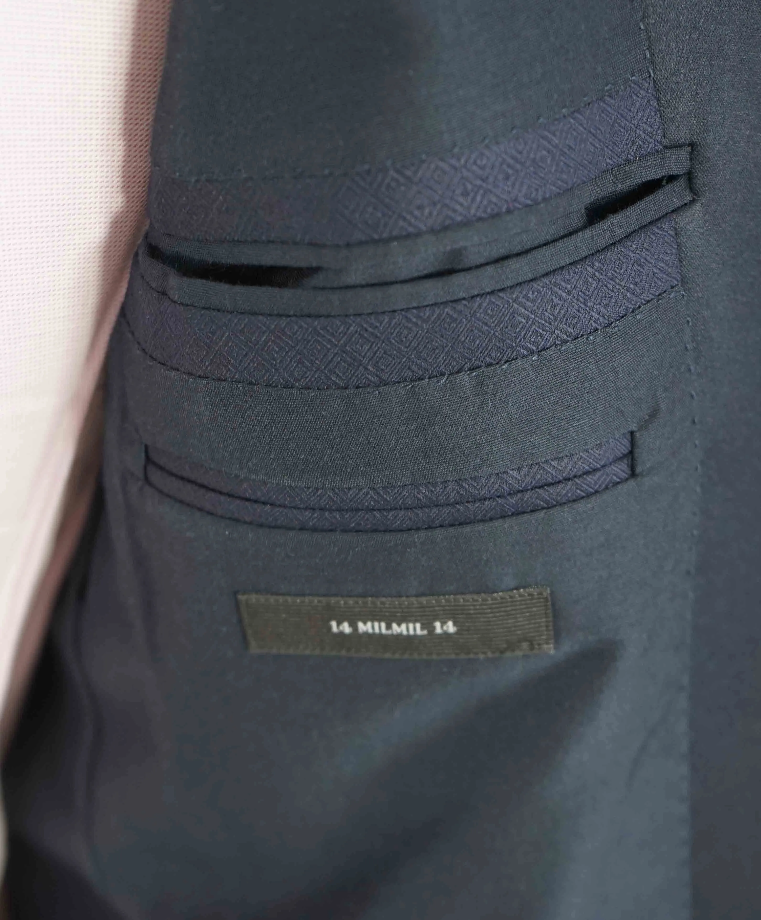 $5,995 ERMENEGILDO ZEGNA -"SU MISURA" Navy **14 Mil Mil 14** Tuxedo - 38S