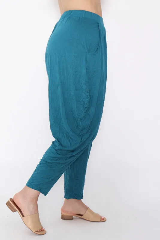 7774 Teal Harem pants