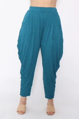 7774 Teal Harem pants