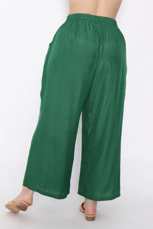 7983 Wide Let Pant Green