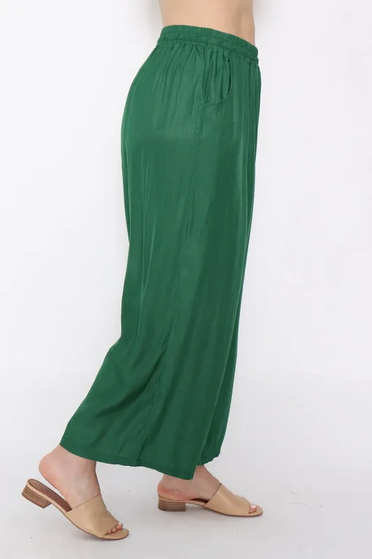 7983 Wide Let Pant Green