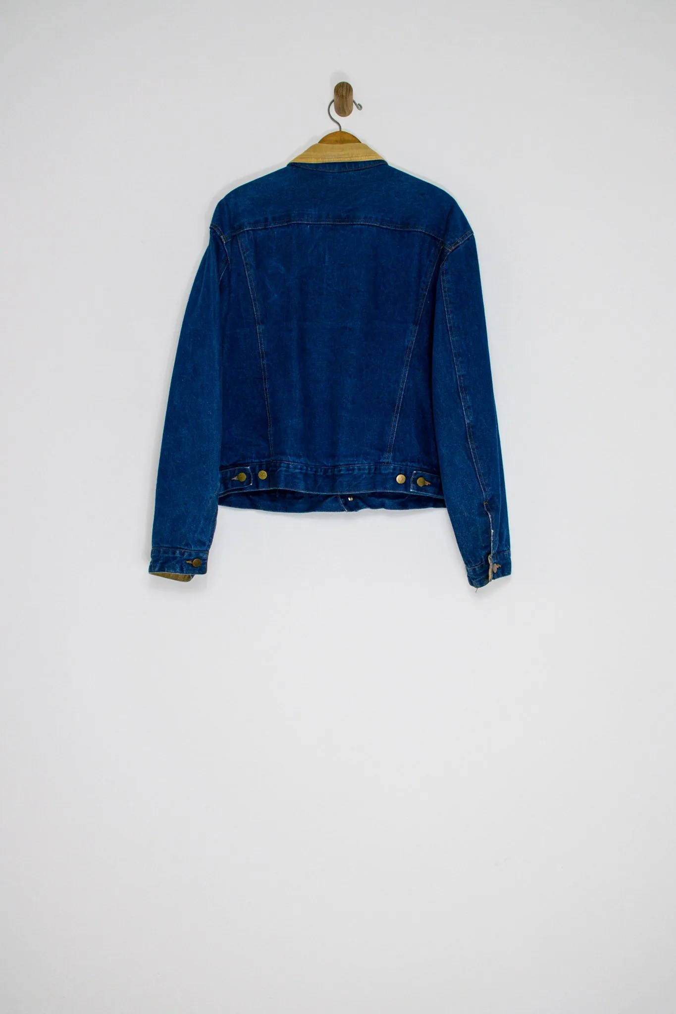 80's/90's FLANNEL LINED DENIM JACKET / LARGE