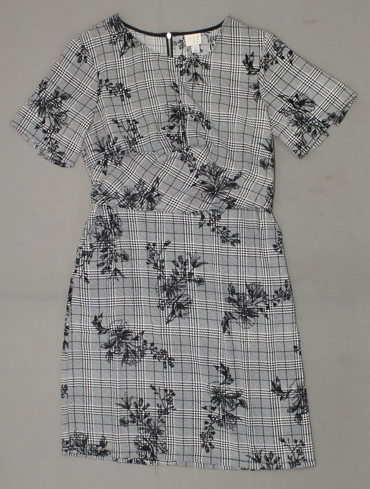 A New Day Women's Short Sleeve Twist Front Crepe Sheath Dress