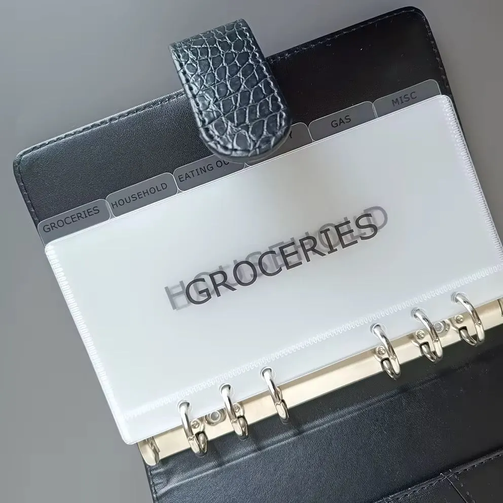 A6 Cash Envelope Binder Set (6)