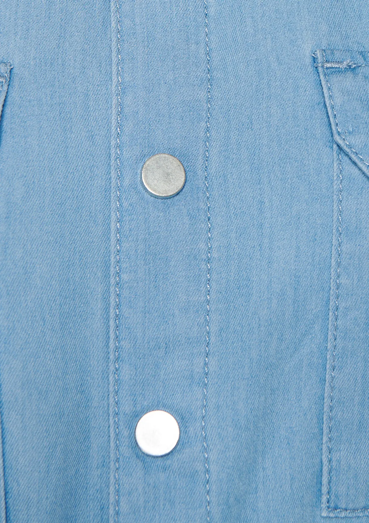 ABBEY Bleached Denim Jean Jumpsuit