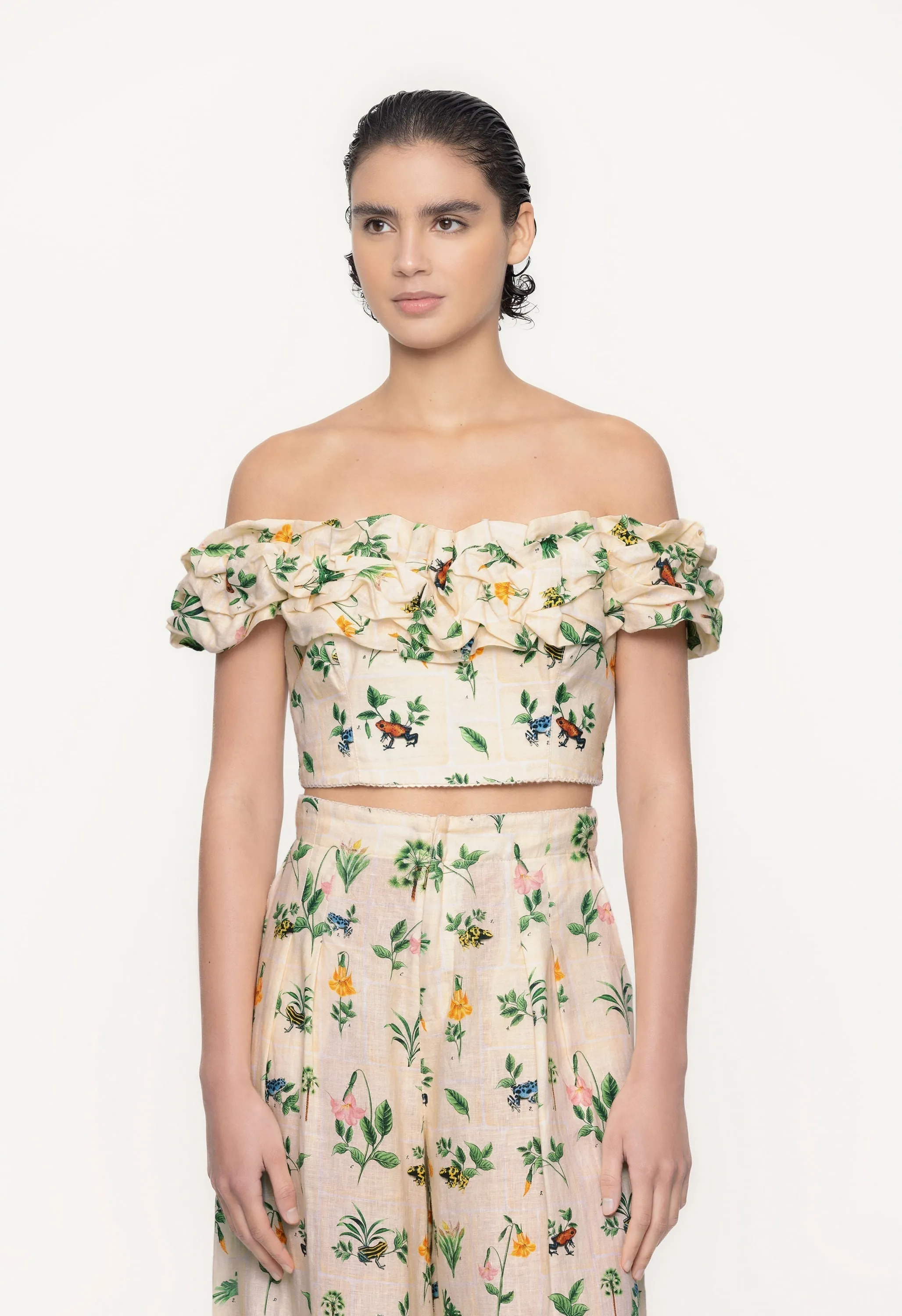 Aceituna Ranas Cropped Top