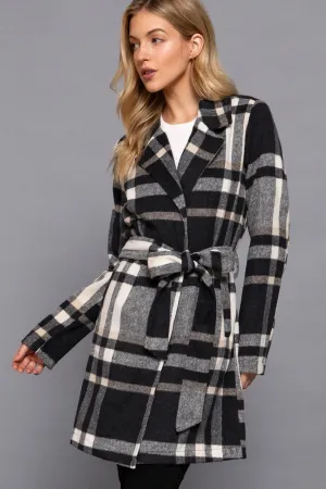 Active Basic Plaid Woven Jacket
