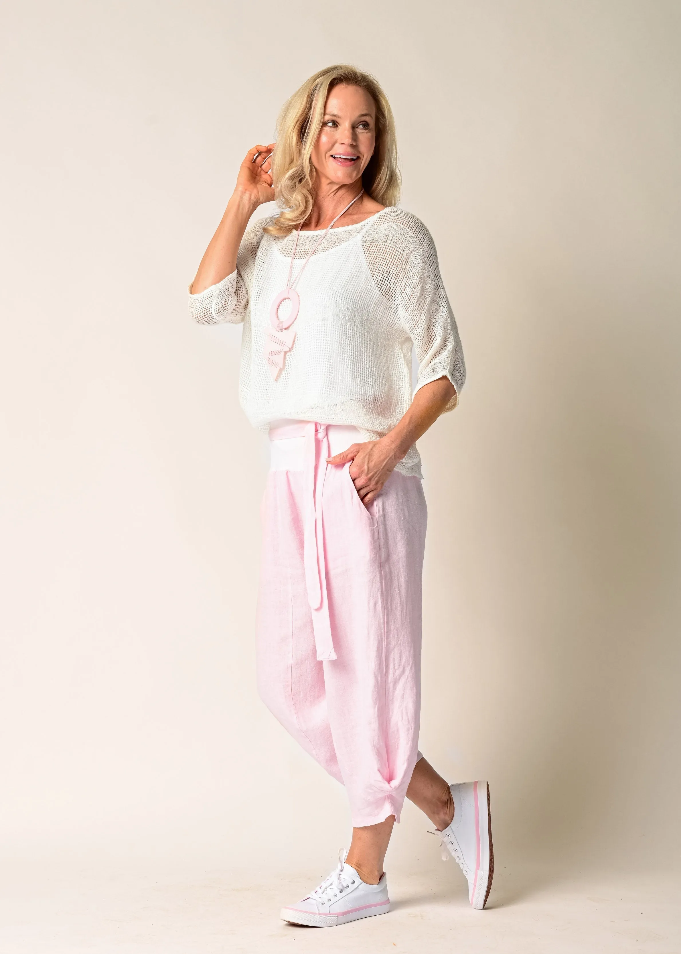 Addison Linen Pants in Tutu