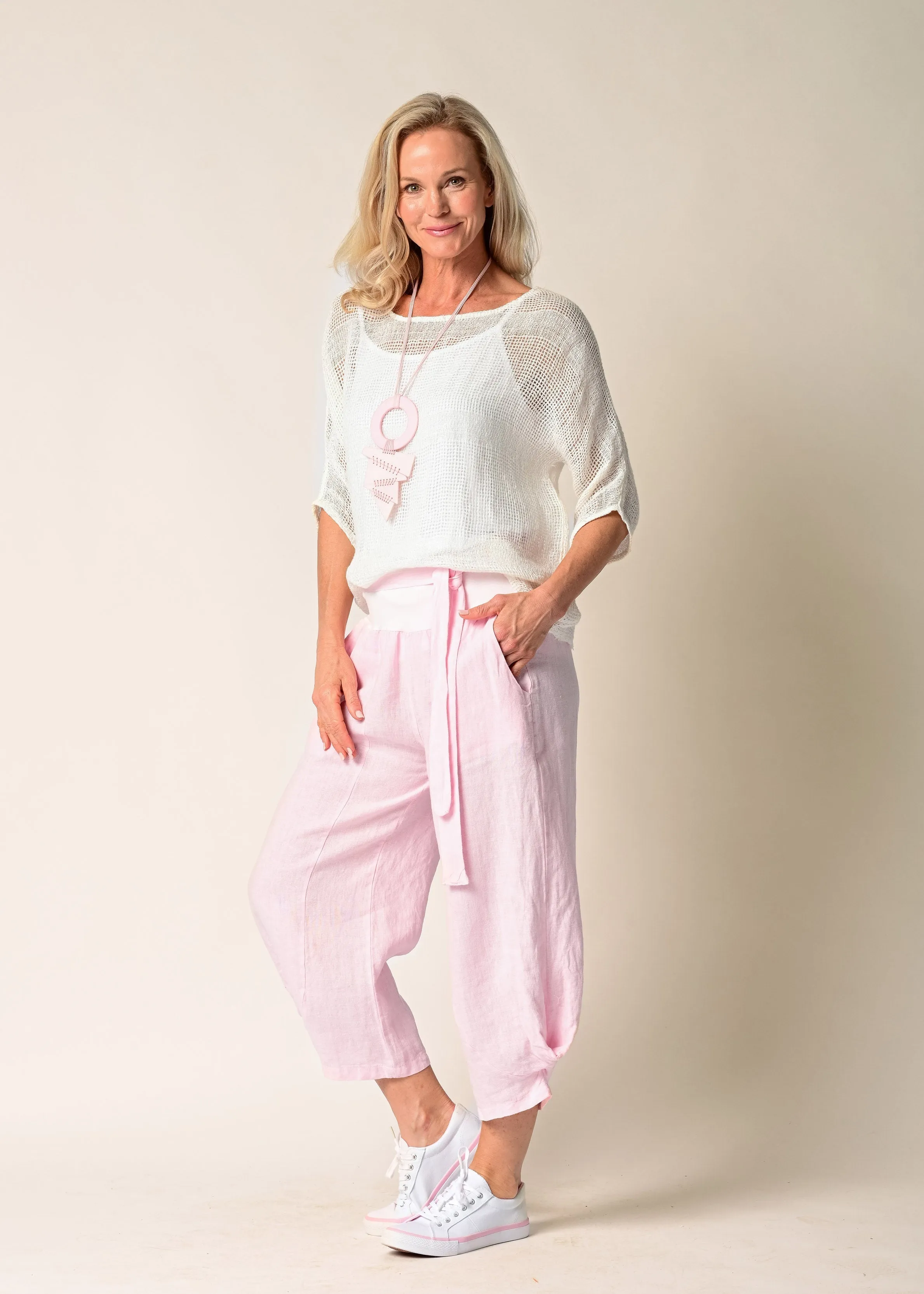 Addison Linen Pants in Tutu