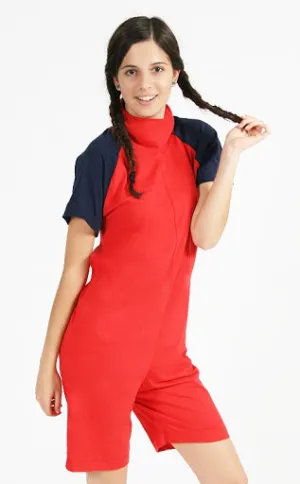 adult baby onesie jumpsuit button sport (cotton)