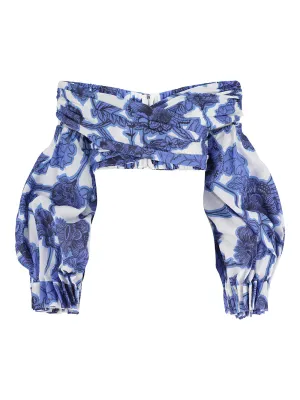 Alexis Trisha Top in Blue Abyss