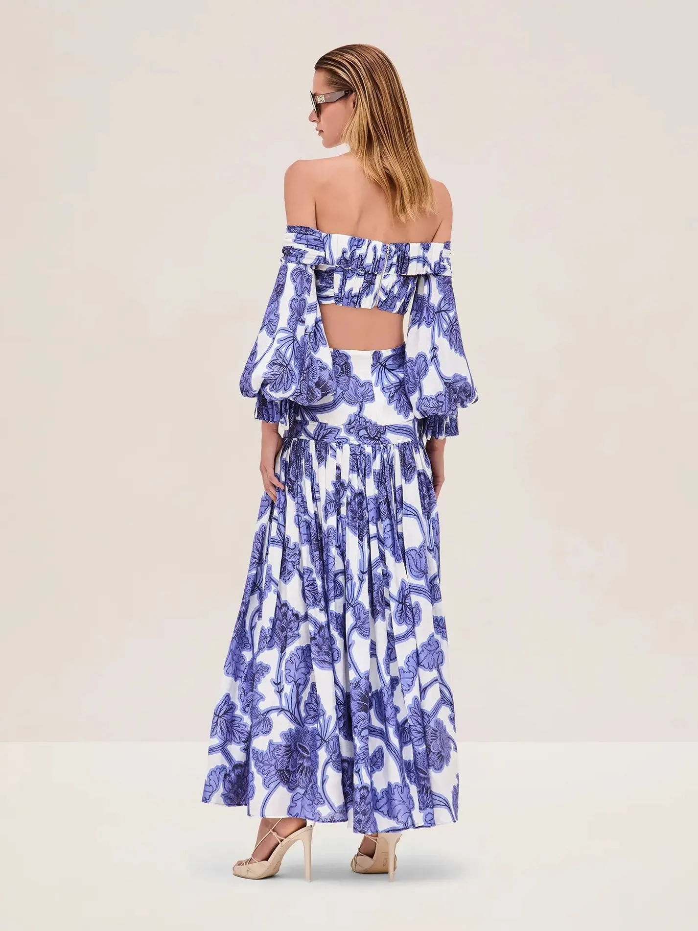 Alexis Trisha Top in Blue Abyss
