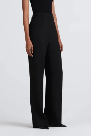 Alice Wide-Leg Trouser in Black