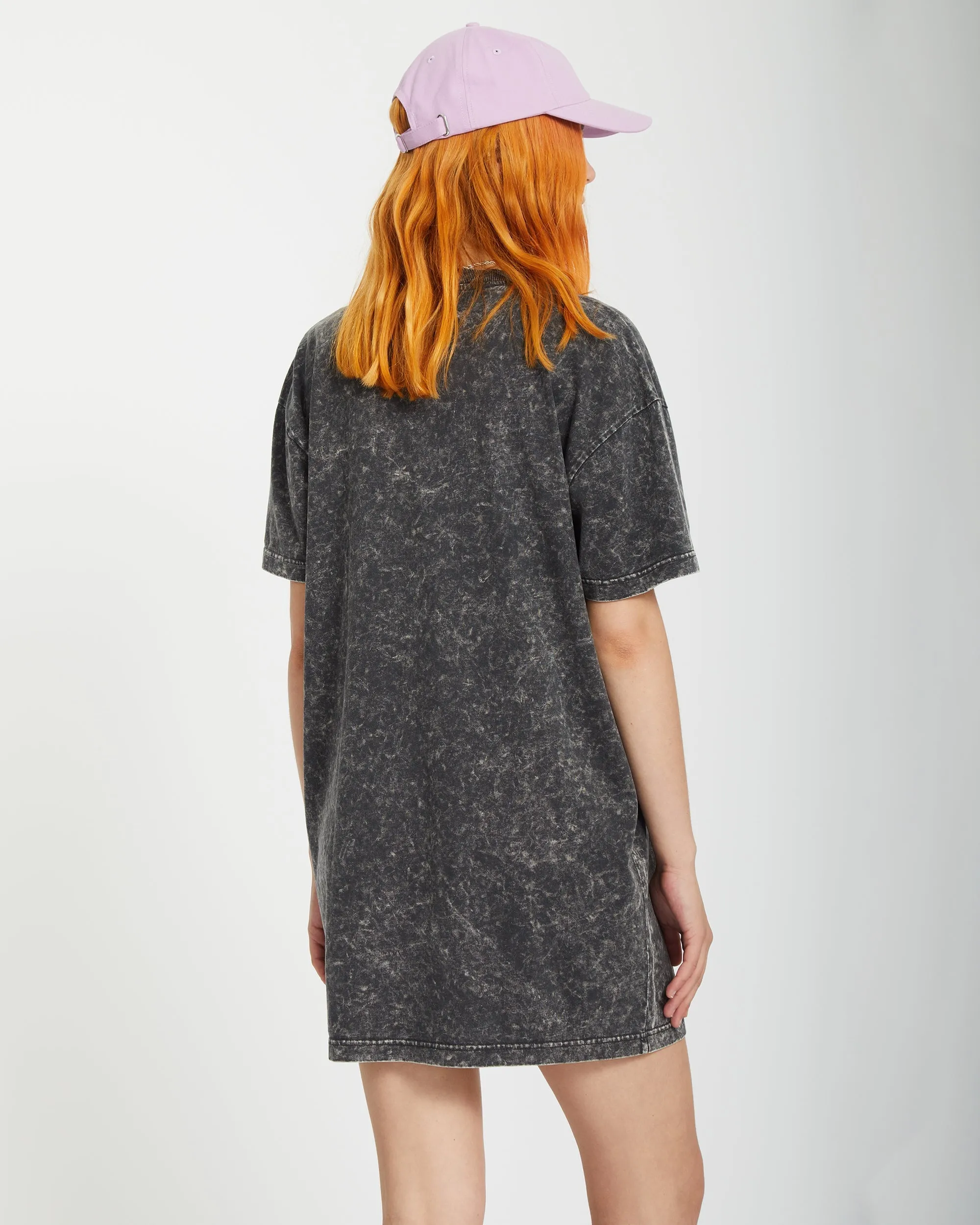 Alix Tee Dress - VINTAGE BLACK