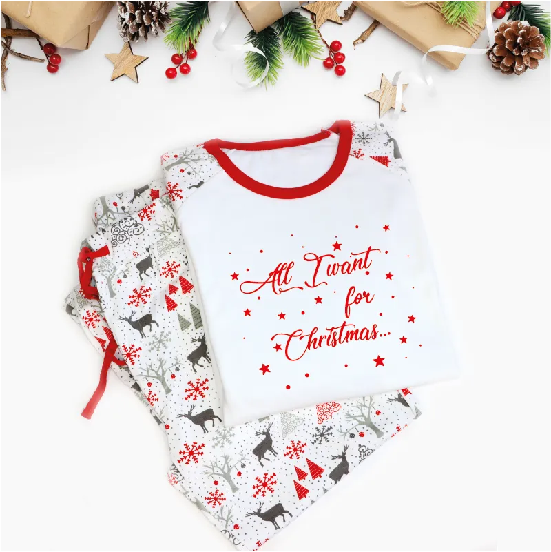 All I Want for Christmas Is You Couple Christmas PJs