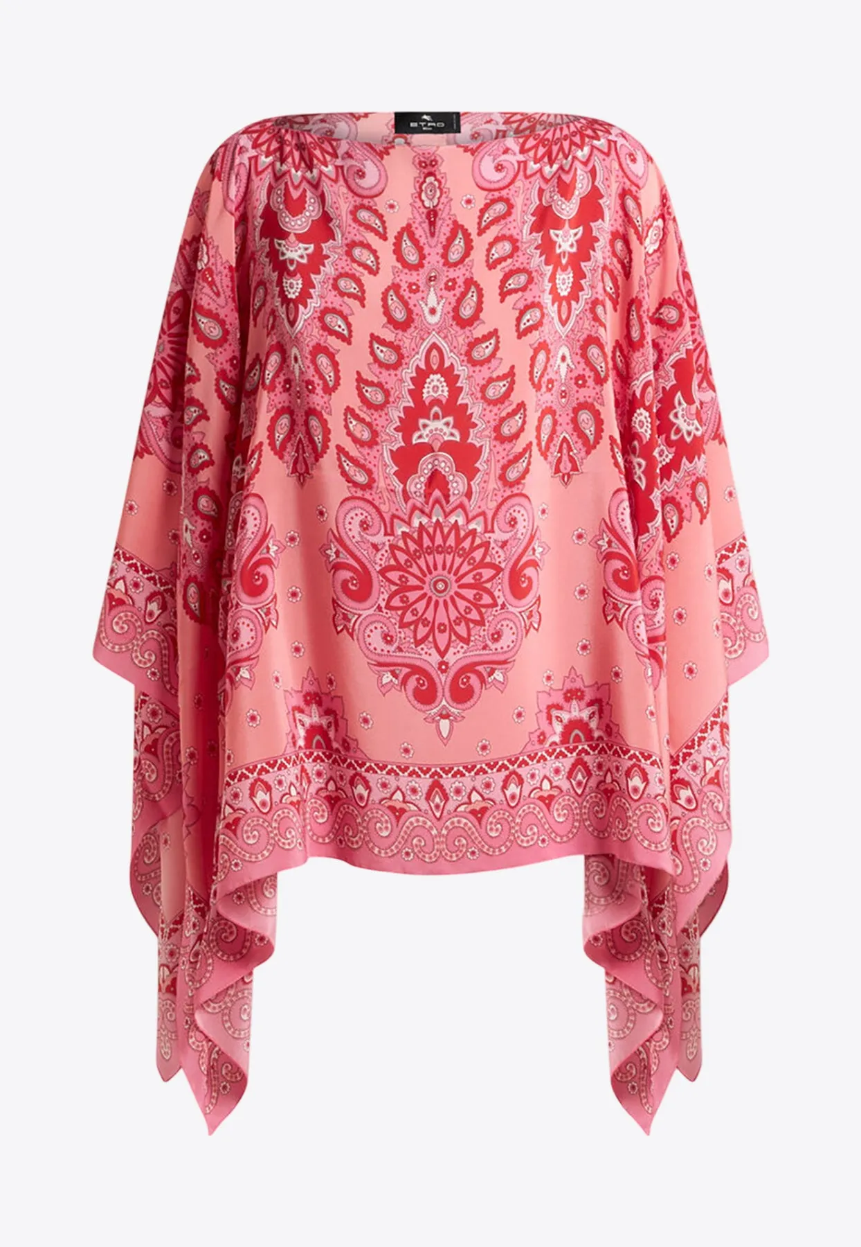 All-Over Print Silk Cape