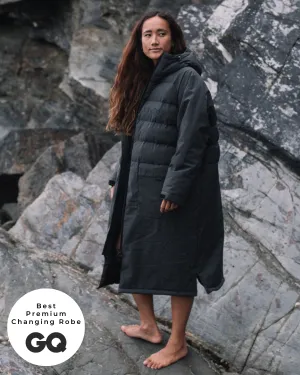 All Weather Puffer Changing Robe - Fossil Grey