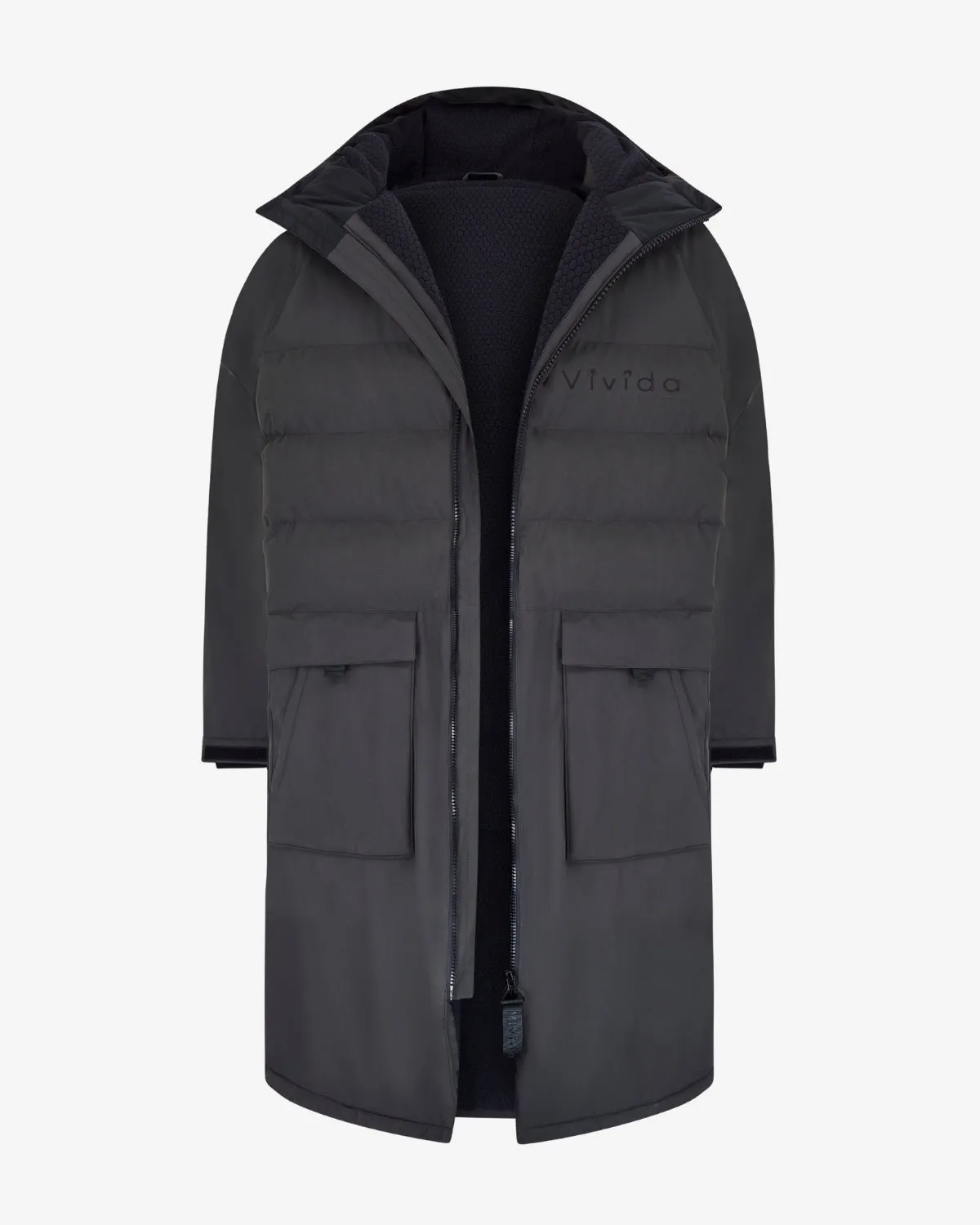 All Weather Puffer Changing Robe - Fossil Grey