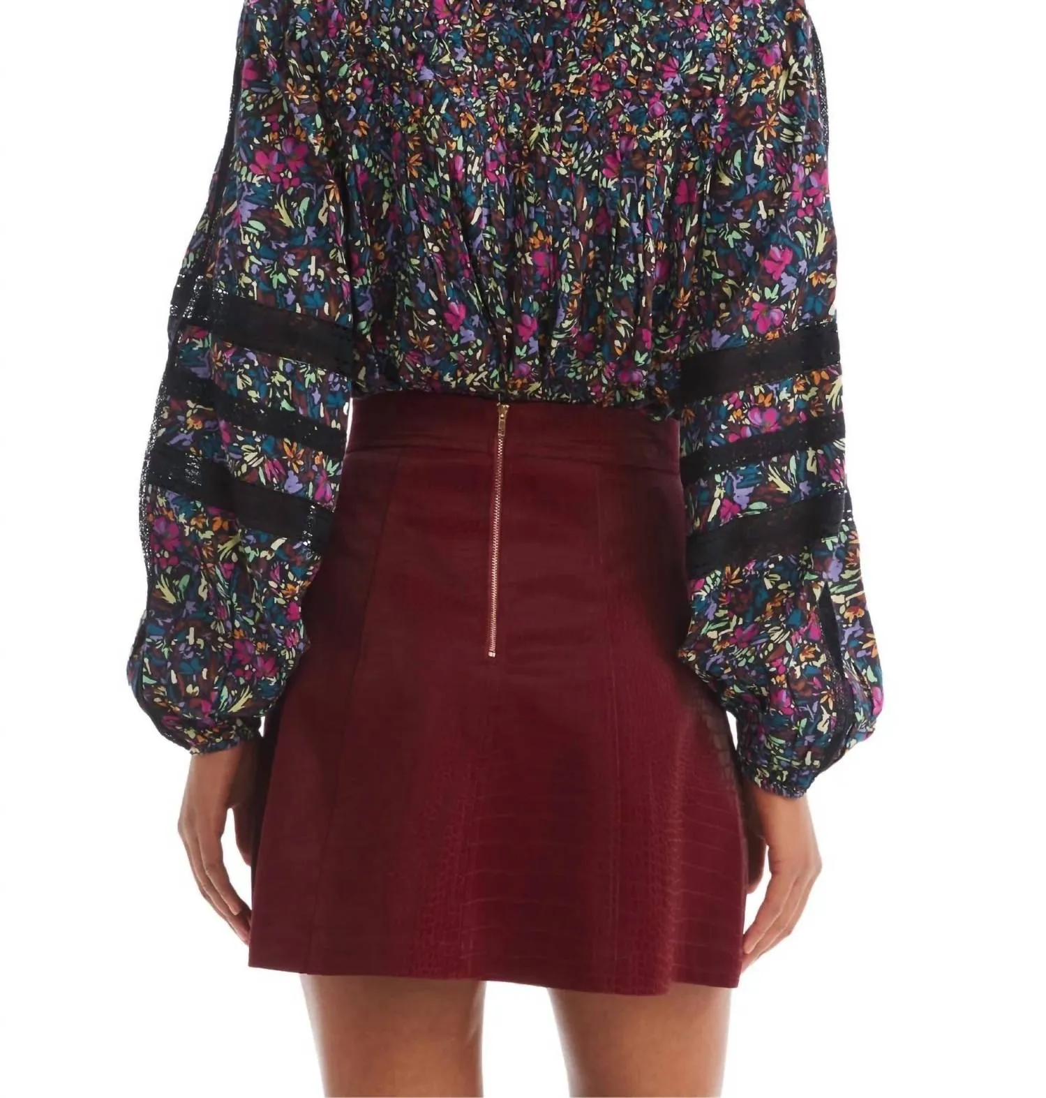 Allison New York - Rhinestone Mini Skirt