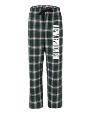 Alpha Epsilon Phi Flannel Pants