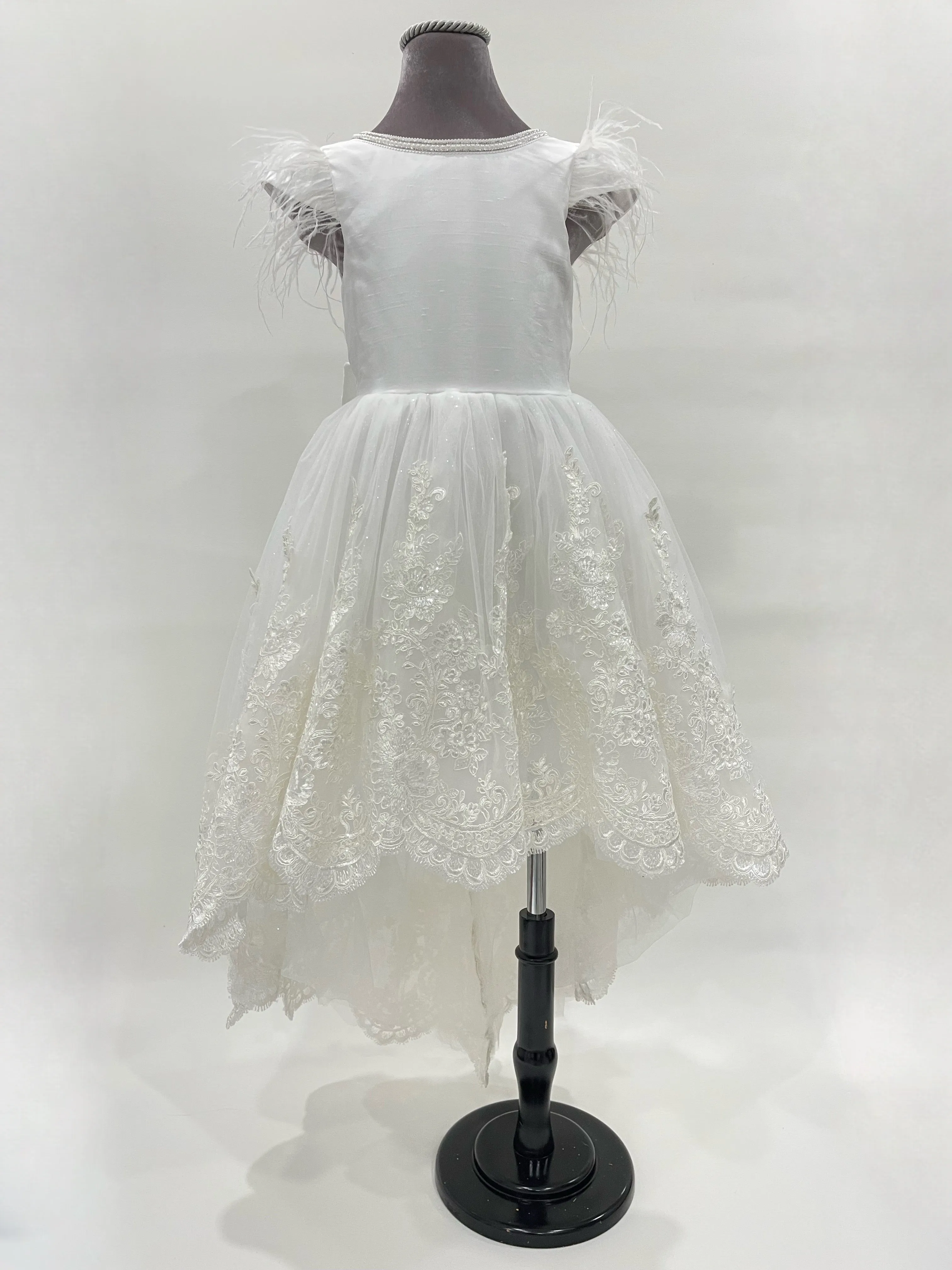 Amalia High Low Lace Dress