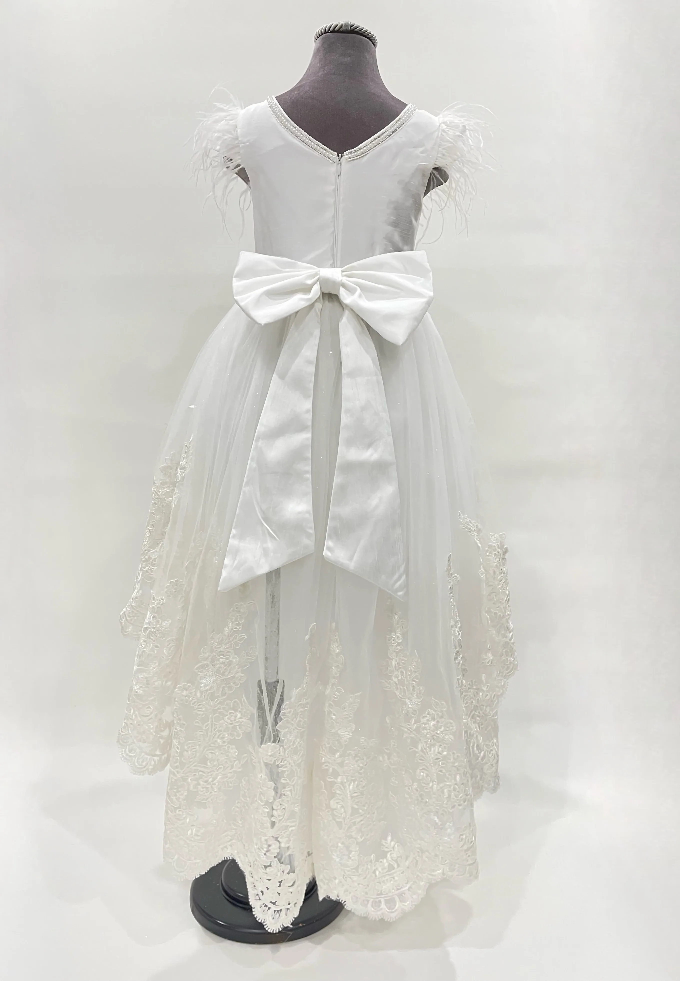 Amalia High Low Lace Dress