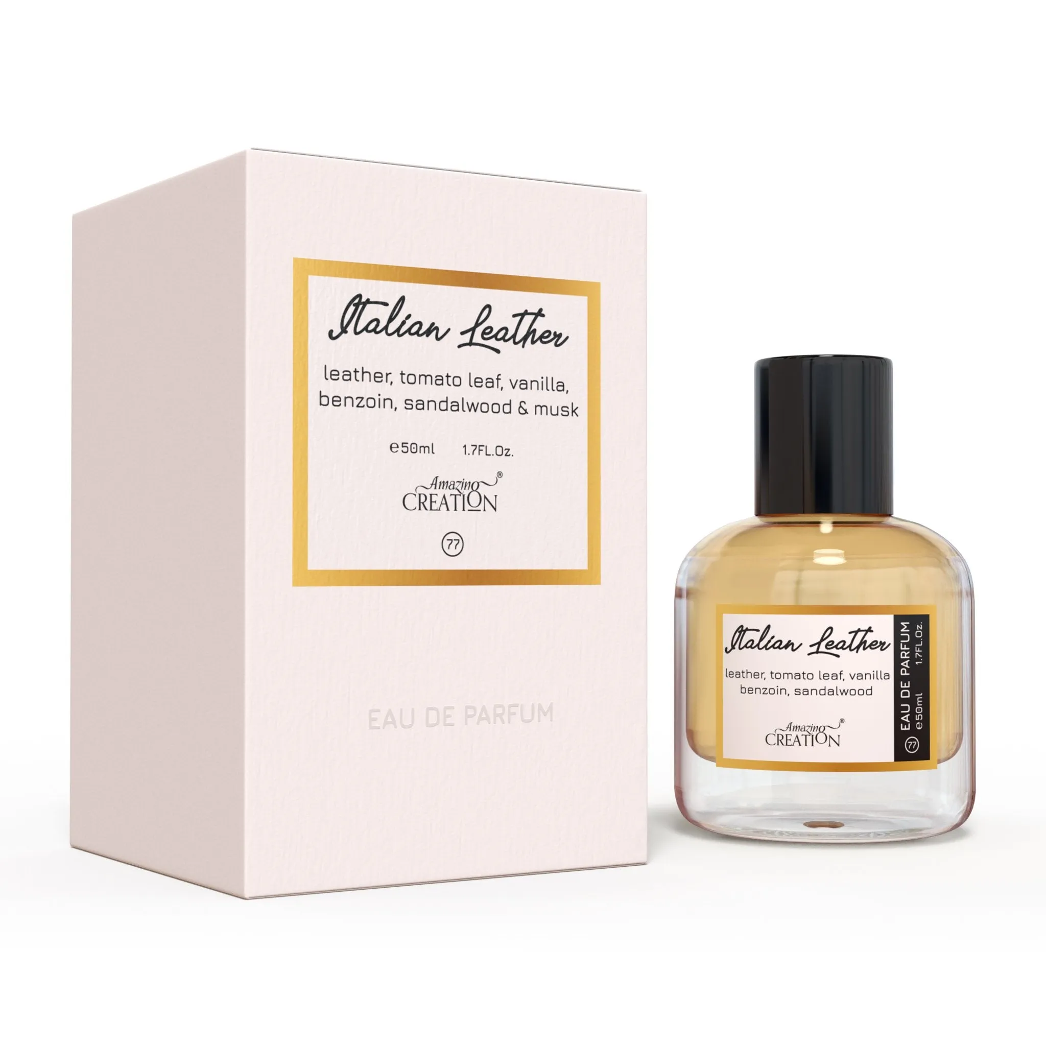 Amazing Creation Italian Leather Perfume For Unisex EDP PFB00077 50ml