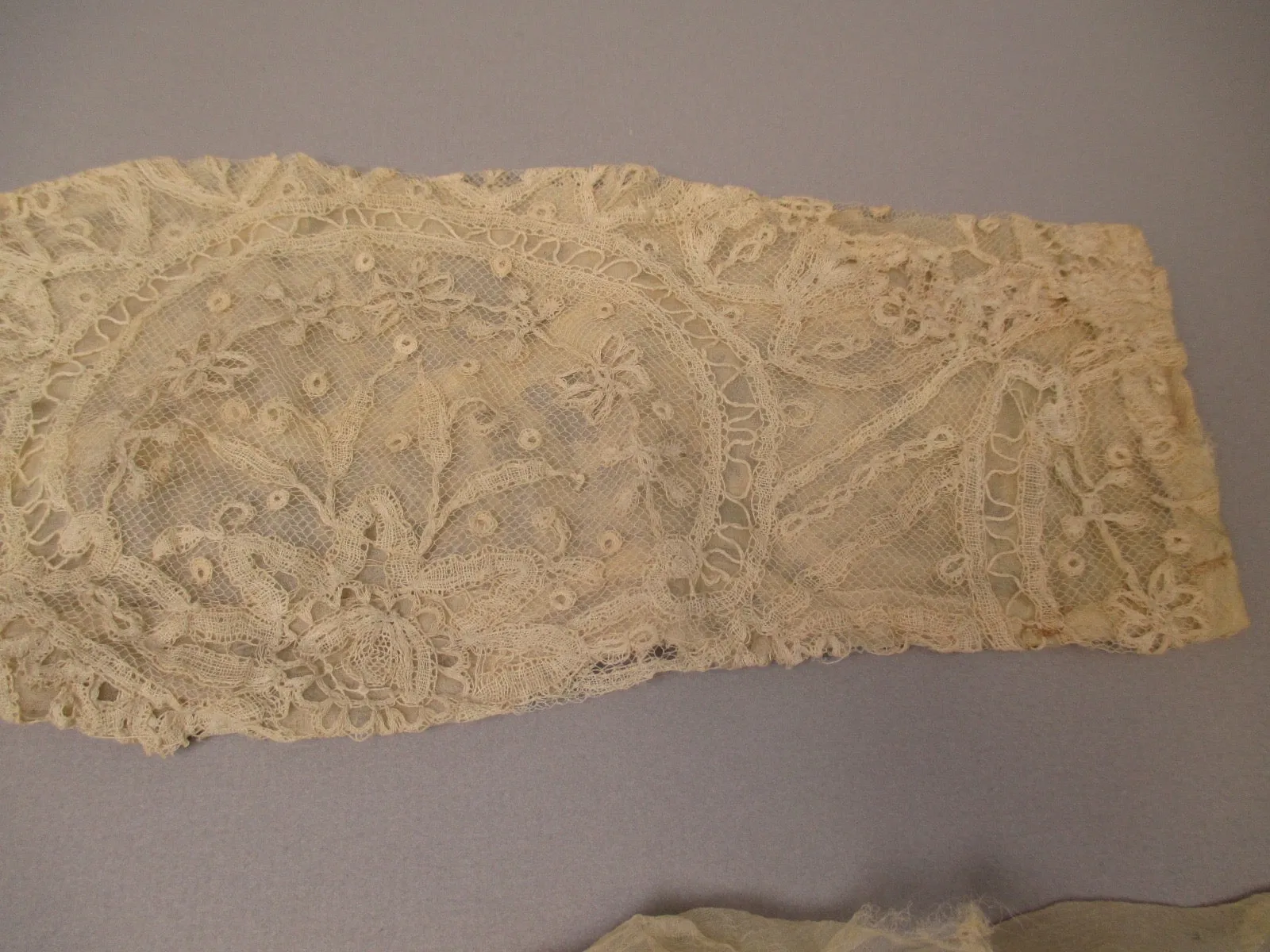 Antique Victorian handmade Tape lace Sleeves Pair