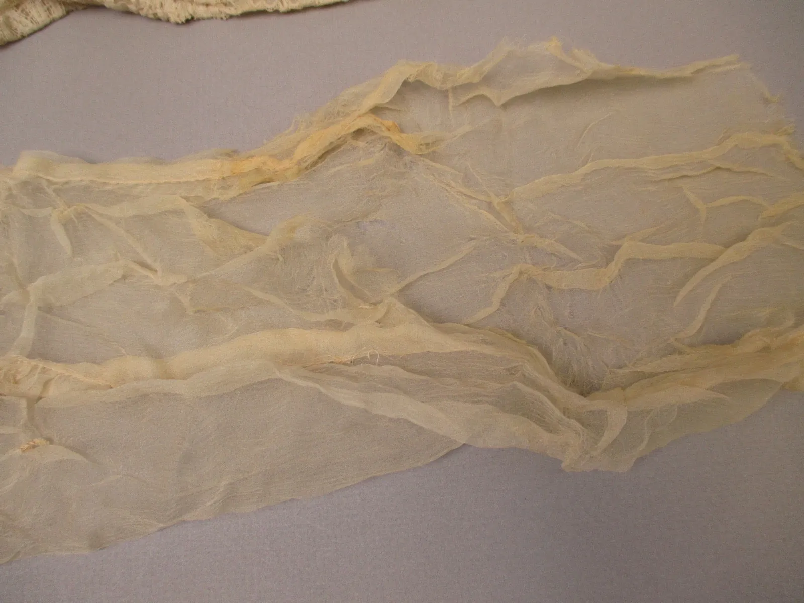 Antique Victorian handmade Tape lace Sleeves Pair