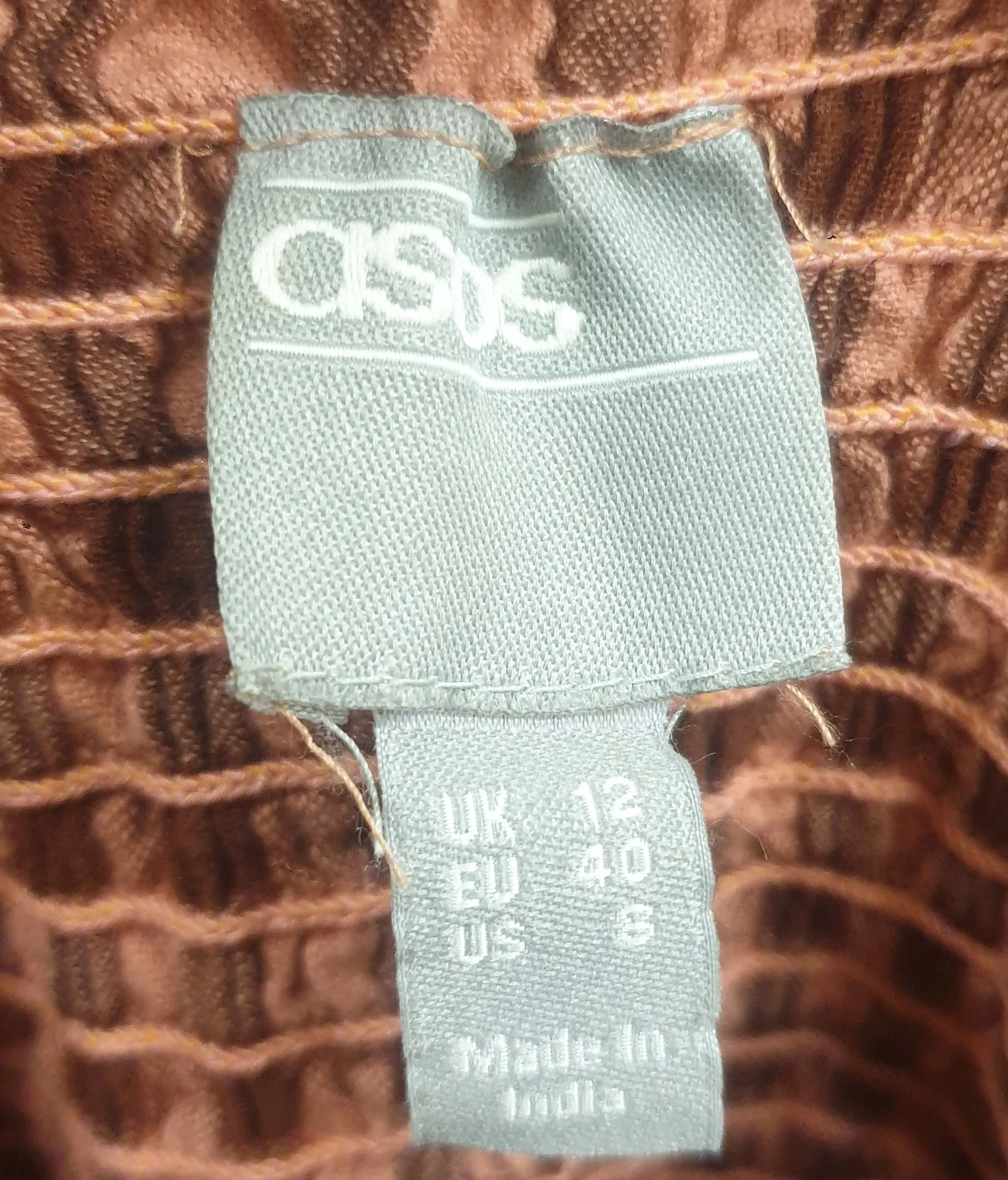 Asos 100% cotton pink and red gingham maxi dress size 12