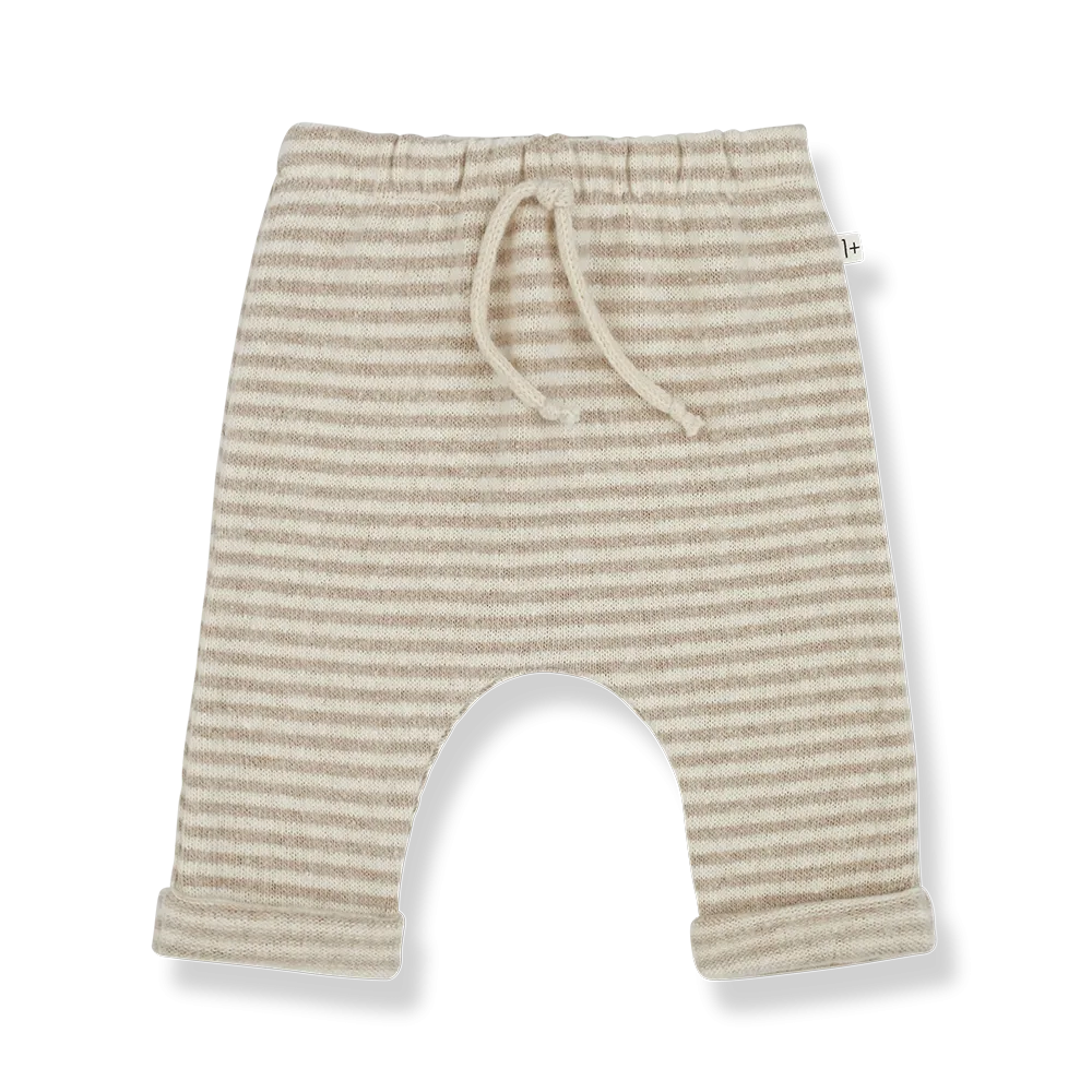 Aubin Striped Beige Set