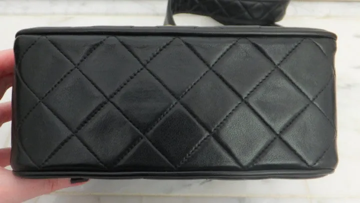 Authentic Chanel Vintage Quilted Mini Flapover