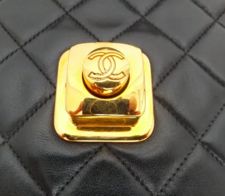 Authentic Chanel Vintage Quilted Mini Flapover